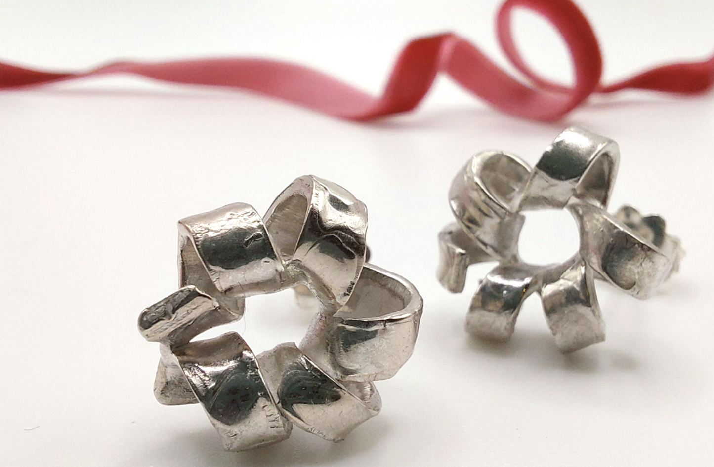 Orecchini Velluto a lobo, argento 925