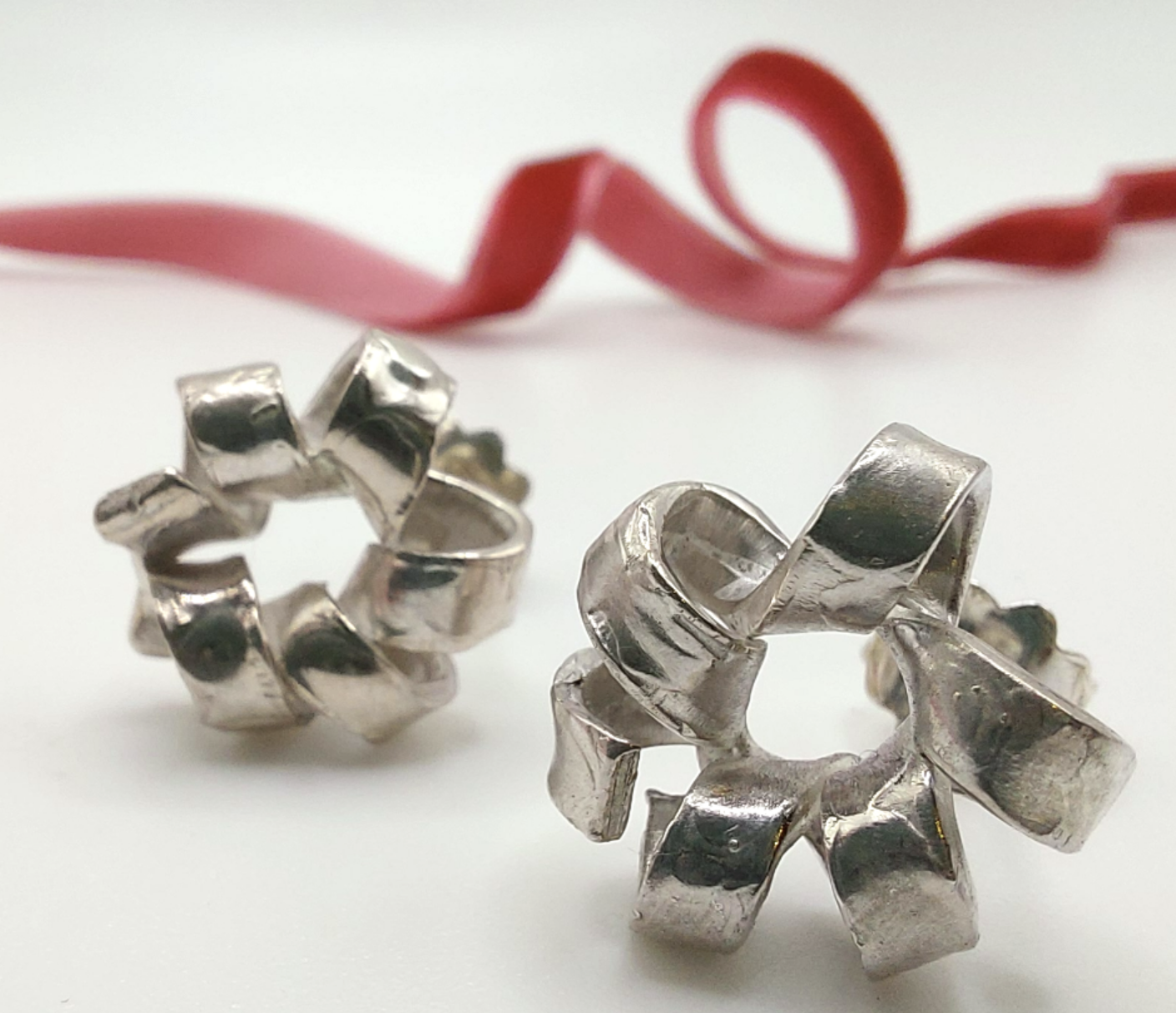 Orecchini Velluto a lobo, argento 925